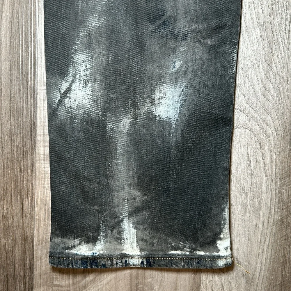 PRPS Blue Asphalt Effect Skinny Jeans (NWOT) - 34